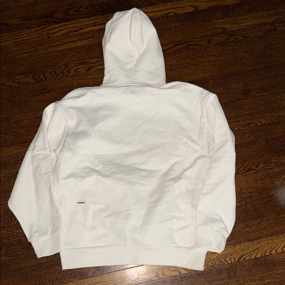 🥛Pangaia 365 Mid-weight Off-White Unisex Hoodie Sweatshirt, Size Medium - Picture 10 of 16